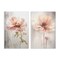 Stupell Industries Soft Pink Budding Flowers 2pc Canvas Wall Art Set Design by Raymond Powers